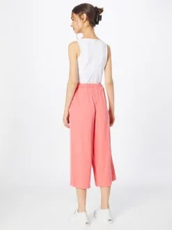ONLY Culottes Wide Leg Bandplooibroek Dames Koraal -ONLY Elegant winkel cb86132e38efe7afca0a8a802718ae1d