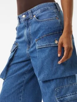 ONLY Boyfriend Loosefit Cargojeans Jamey Dames Blauw -ONLY Elegant winkel cbc8e81c4d0c35abdfc367a918975730