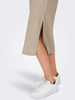 ONLY Blousejurken Blousejurk Caro Dames Lichtbruin -ONLY Elegant winkel cbf49f829ea69fc0faee97c6f54c8c0b