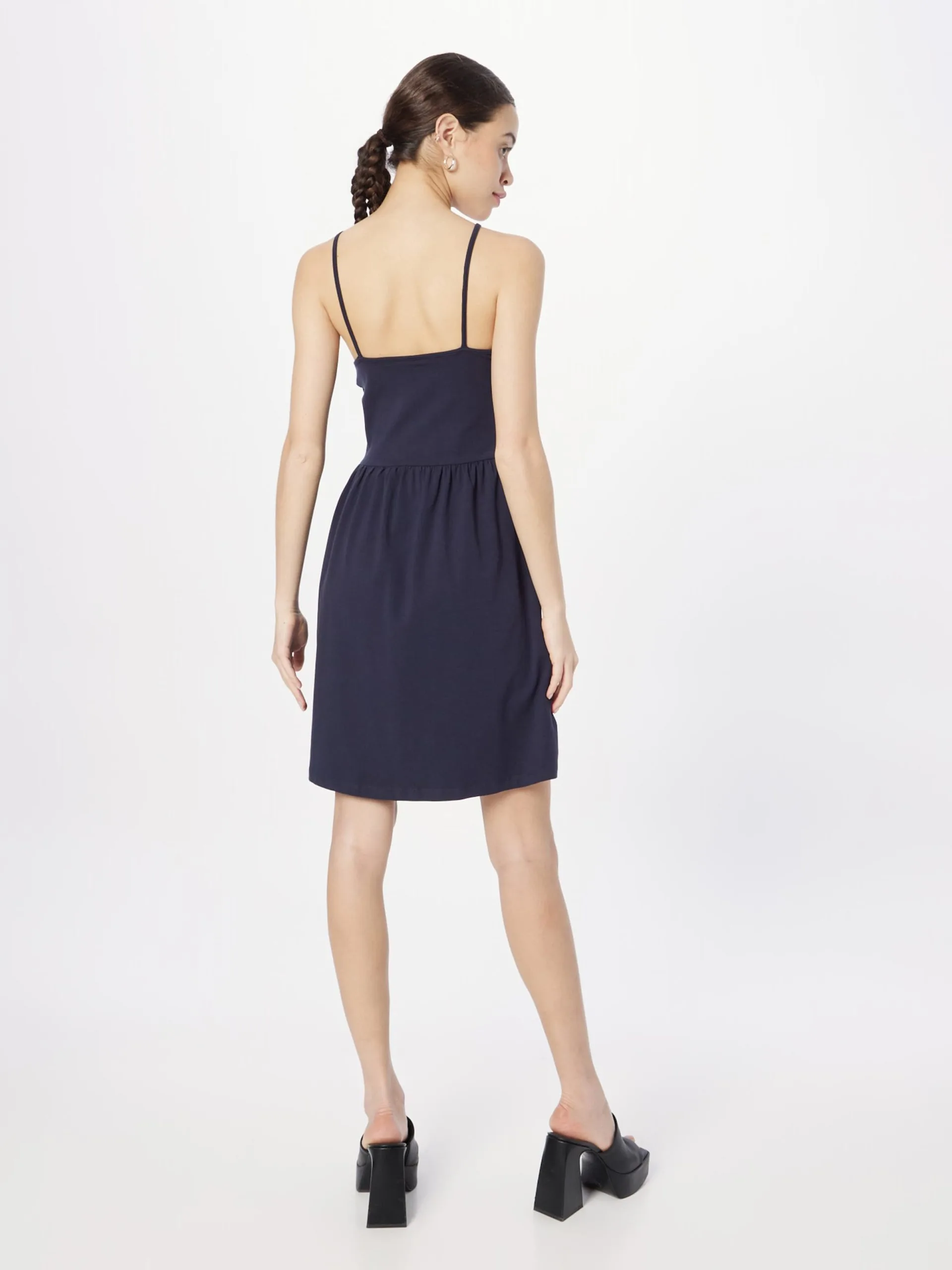 ONLY Zomerjurken Zomerjurk AMBER Dames Nachtblauw 4 ONLY Zomerjurken Zomerjurk AMBER Dames Nachtblauw - Afbeelding 4