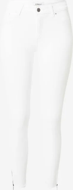 ONLY Jeans Skinny Jeans Dames Wit