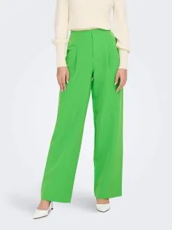 ONLY Pantalons Wide Leg Broek MAIA Dames Limoen -ONLY Elegant winkel cc98bb313abd70a6eea0e5c36608312c