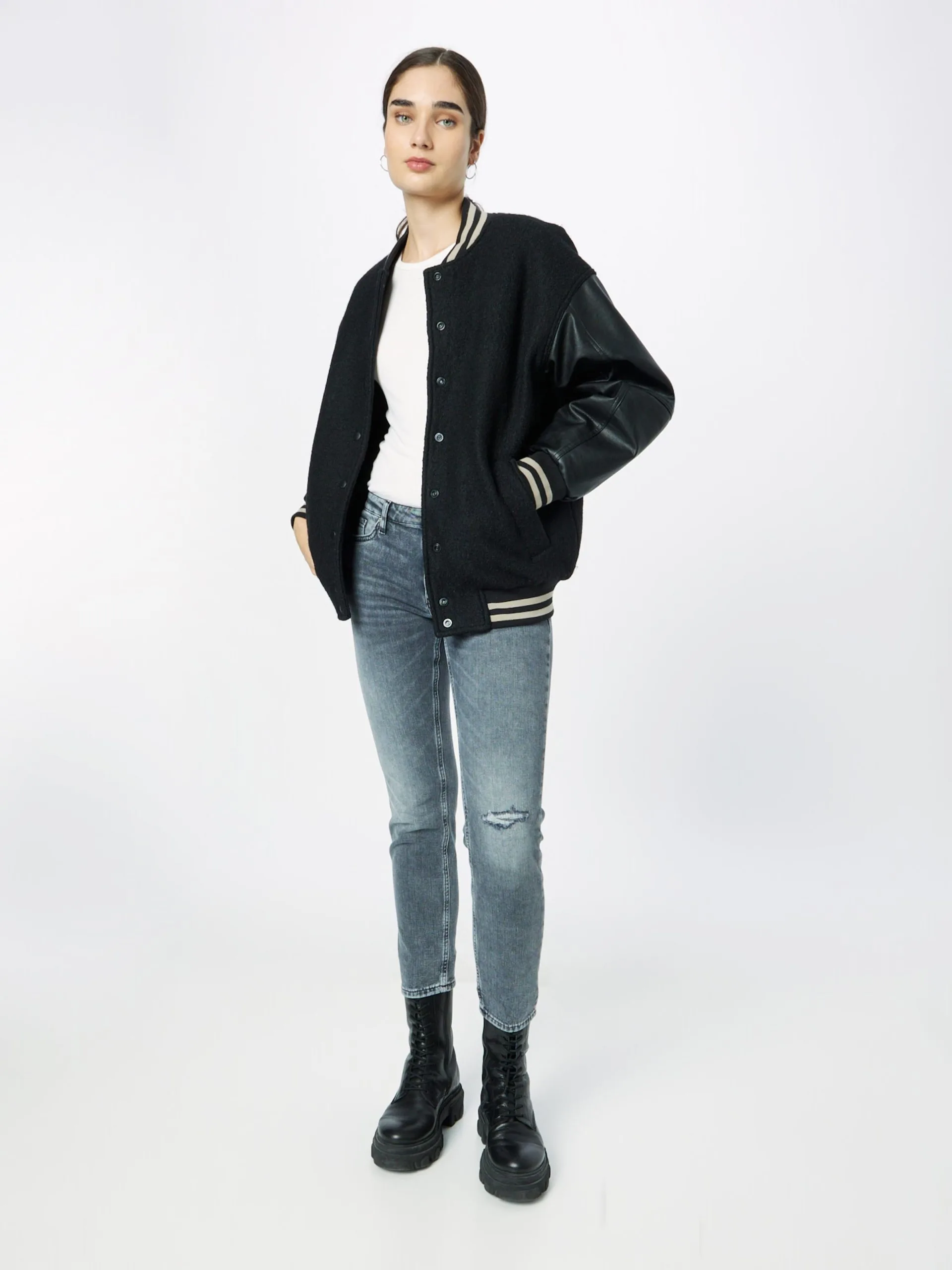 ONLY Jeans Slimfit Jeans SUI Dames Grijs 5 ONLY Jeans Slimfit Jeans SUI Dames Grijs - Afbeelding 5