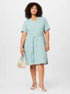 ONLY CARMAKOMA Mini Jurken Jurk THEIS Dames Mintgroen -ONLY Elegant winkel cd668615ff04a37962953558459393a0