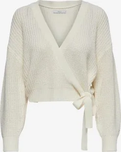 ONLY Vesten Gebreid Vest BREDA Dames Natuurwit