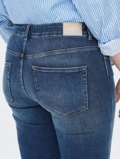 ONLY CARMAKOMA Jeans Skinny Jeans Bobbi Life Dames Blauw -ONLY Elegant winkel cd8020f591c757b2fab469404e71a19e