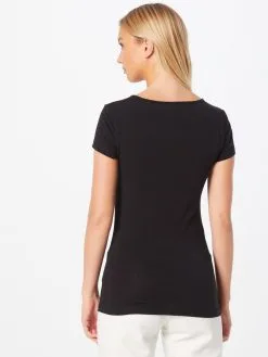 ONLY T-shirts Shirt LOVE Dames Zwart -ONLY Elegant winkel ce0513f5fb932c3a5acffa9d7eb601b7