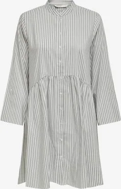 ONLY Blousejurken Blousejurk Ditte Dames Pastelgroen / Wit