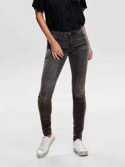 ONLY Jeans Skinny Jeans Royal Dames Grijs -ONLY Elegant winkel cea8465b0c9f24d9da0c721d30e3005b
