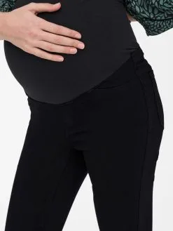 ONLY MATERNITY Jeans Regular Jeggings Rain Dames Zwart -ONLY Elegant winkel cf0207b9b28a87e4a0355fc88e77bf4a