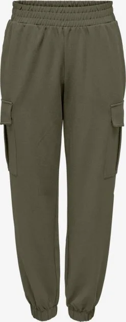 ONLY Cargobroeken Tapered Cargobroek Ola Dames Kaki