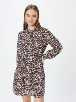 ONLY Blousejurken Blousejurk NOVA Dames Beige -ONLY Elegant winkel cf63a20f875f79beaf4909ef3764a0df