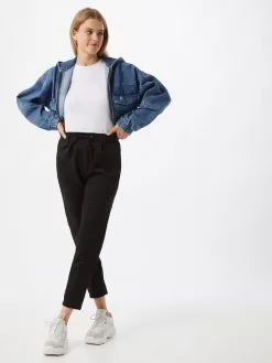 ONLY Pantalons Regular Broek Portrash Dames Zwart -ONLY Elegant winkel d03bfbfa127fda1b0ca66a80baf62fa0