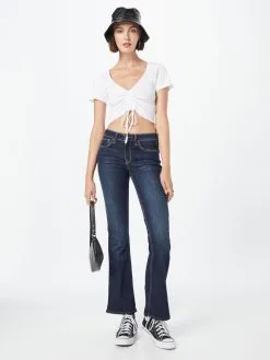 ONLY T-shirts Shirt KIKA Dames Wit -ONLY Elegant winkel d10cb8fb8cfb5a1a6d50aeb34dace720