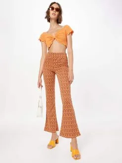 ONLY Pantalons Flared Broek Sigga Dames Gemengde Kleuren -ONLY Elegant winkel d2084053e6c4098bc5d27e7d019849eb