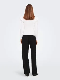 ONLY Fijngebreide Truien Trui Sia Sally Dames Wit -ONLY Elegant winkel d22c767cea751dd14393ff930e1738ef