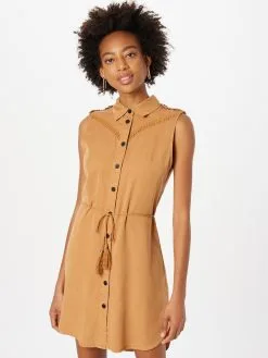 ONLY Blousejurken Blousejurk ARIZONA Dames Beige -ONLY Elegant winkel d34d042964de8caf2f6e909137f3f65b