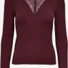 ONLY Longsleeves Shirt Tilde Dames Roestrood