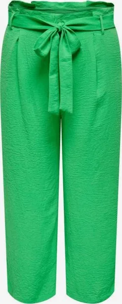 ONLY CARMAKOMA Pantalons Regular Broek Dames Neongroen
