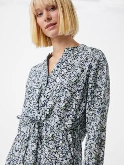 ONLY Blousejurken Blousejurk Cory Dames Donkerblauw -ONLY Elegant winkel d49776a1055e658eb5b1a70e84ed48f7