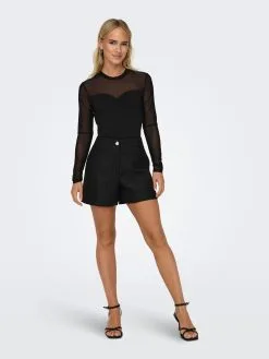 ONLY Shirts Shirt Body Live Dames Zwart -ONLY Elegant winkel d578e1d79b0adacc2e44c0750e2fc21a