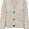 ONLY Vesten Gebreid Vest CELINA Dames Lichtbeige