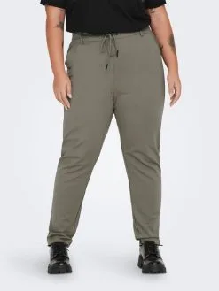 ONLY CARMAKOMA Pantalons Tapered Broek Dames Groen 8 ONLY CARMAKOMA Pantalons Tapered Broek Dames Groen -ONLY Elegant winkel d67ad9ffdb92a4e31a1e385b3e6adbde