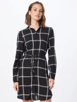 ONLY Blousejurken Blousejurk NOVA Dames Zwart -ONLY Elegant winkel d6b4ff5b9fca12a0544686e523aa524d