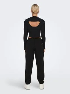 ONLY Fijngebreide Truien Trui Meddi Dames Zwart -ONLY Elegant winkel d7e9cedd5c2fa3a795996686147c029e