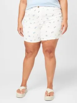 Shorts Regular Broek Dames Wit -ONLY Elegant winkel d7f6819dcc03875f922e7a57bafdd4f1