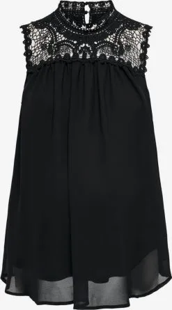 ONLY MATERNITY Kanten Tops Top Dames Zwart