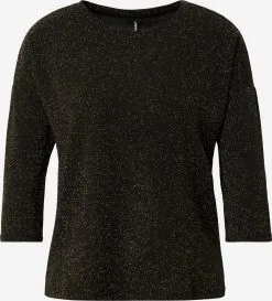 ONLY Shirts Met 3/4 Mouw Shirt New Queen Dames Zwart