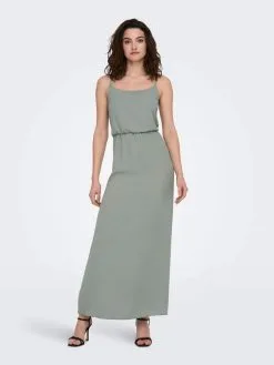 ONLY Maxi Jurken Jurk Dames Grijs -ONLY Elegant winkel d97b5626e32fdf27018e24efec08f9a6