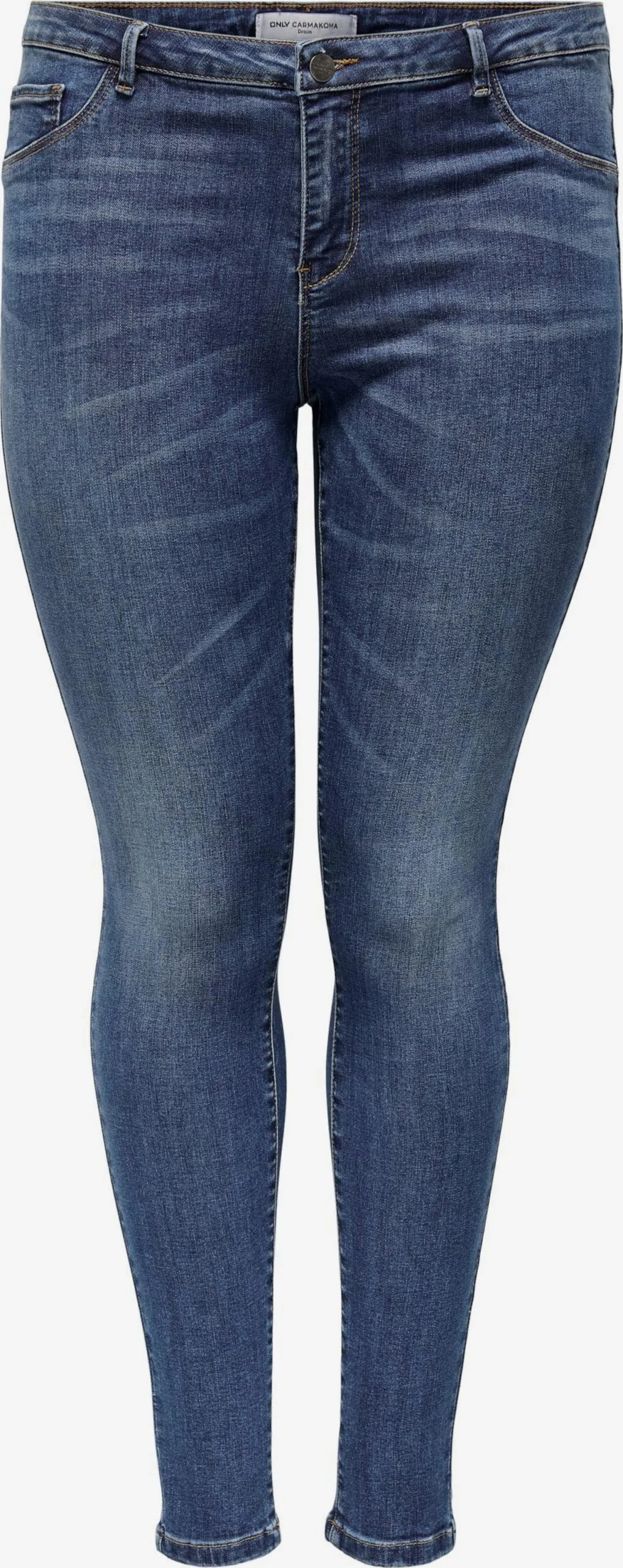 ONLY CARMAKOMA Jeans Skinny Jeans Floria Dames Blauw 1 ONLY CARMAKOMA Jeans Skinny Jeans Floria Dames Blauw