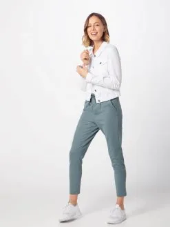 ONLY Bandplooibroeken Slimfit Bandplooibroek Dames Jade Groen -ONLY Elegant winkel db6e56369357d3614e33b8c863388cca