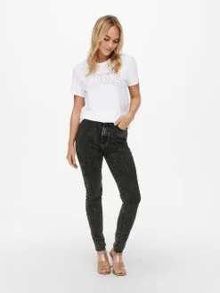 ONLY Jeans Skinny Jeans Keily Dames Zwart -ONLY Elegant winkel dc751056b4b5ac7ef477018b41d1a81c