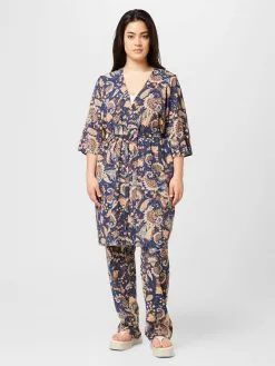 ONLY CARMAKOMA Ponchos & Kimonos Kimono LUXIVA Dames Marine -ONLY Elegant winkel dc9931a3dca773543229fc9660305655