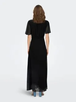 ONLY Maxi Jurken Jurk Dames Zwart -ONLY Elegant winkel dd093457c609452ad17e3783e07e79a5