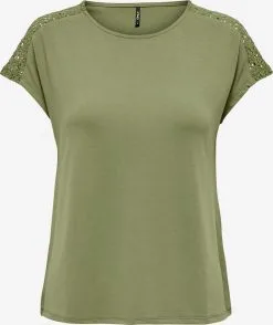 ONLY T-shirts Shirt Thea Dames Kaki