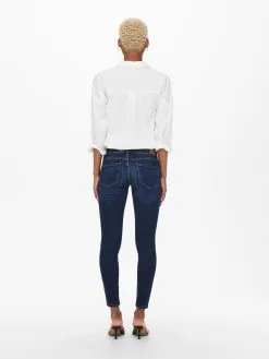 ONLY Jeans Skinny Jeans JUNE Dames Donkerblauw -ONLY Elegant winkel dd9035ee48fef14c898e3b27a9e837d1