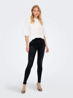 ONLY Jeans Skinny Jeans POSH Dames Zwart -ONLY Elegant winkel ddf501b60163ad7bcc9b7f51270671d2
