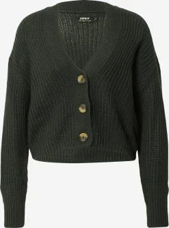 ONLY Vesten Gebreid Vest CAROL Dames Donkergroen