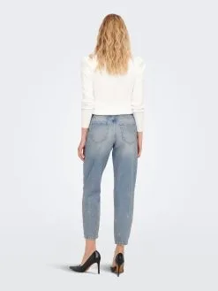 ONLY Straight Regular Jeans Troy Dames Lichtblauw -ONLY Elegant winkel deb2c2b7dfbc71040901f8c9127d2165