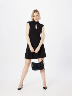 ONLY Jerseyjurken Jurk ALMA Dames Zwart -ONLY Elegant winkel df441dd482e249bf5b913e569d973fc8