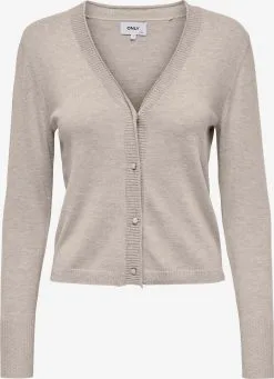 ONLY Vesten Gebreid Vest ANA Dames Stone Grey