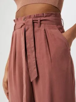 ONLY Culottes Wide Leg Bandplooibroek Aminta Dames Roestrood -ONLY Elegant winkel df9e55c6fe2793d83e00b3588cb7ac5e