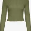 ONLY Fijngebreide Truien Trui Meddi Dames Kaki