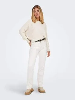 ONLY Basic Truien Trui Tessa Dames Stone Grey -ONLY Elegant winkel dff2aafb4307e44a06c36e28b41dfe4c