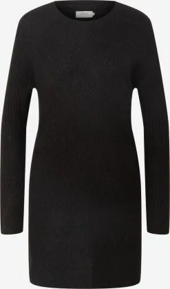 ONLY Gebreide Jurken Gebreide Jurk Carol Dames Zwart