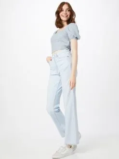 ONLY T-shirts Shirt FREJA Dames Smoky Blue -ONLY Elegant winkel e01b6e782ccc84ae512ee07479d5bf81